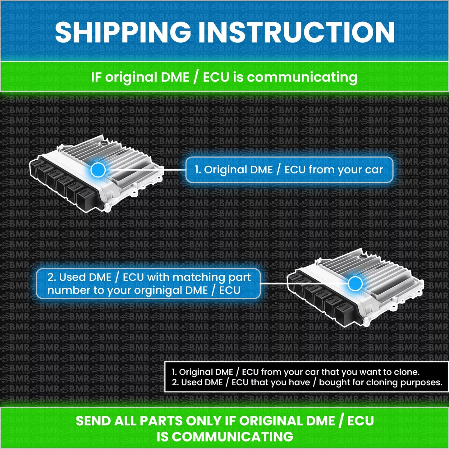 BMW B58 USED DME / ECU Cloning Service