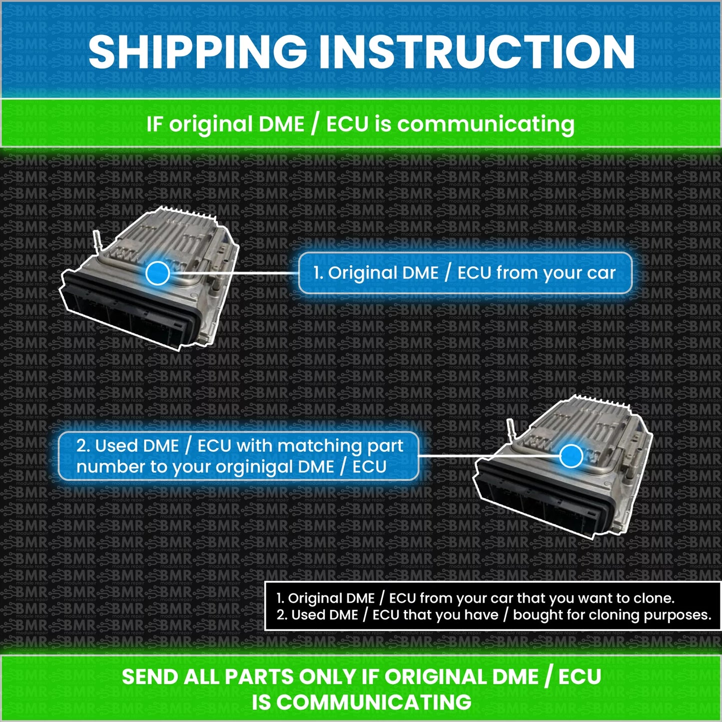 BMW S63 USED DME / ECU Cloning Service