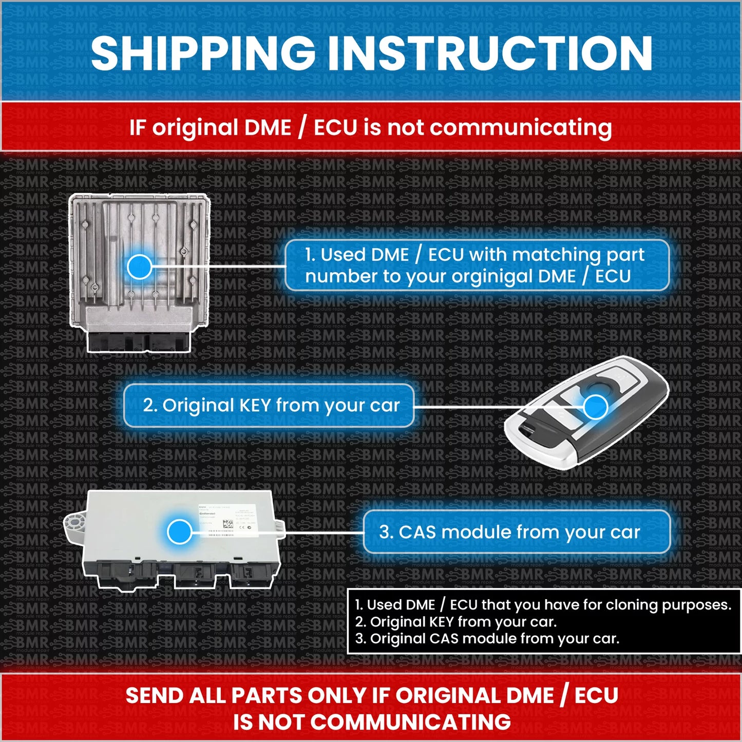 BMW N52N USED DME / ECU Cloning Service