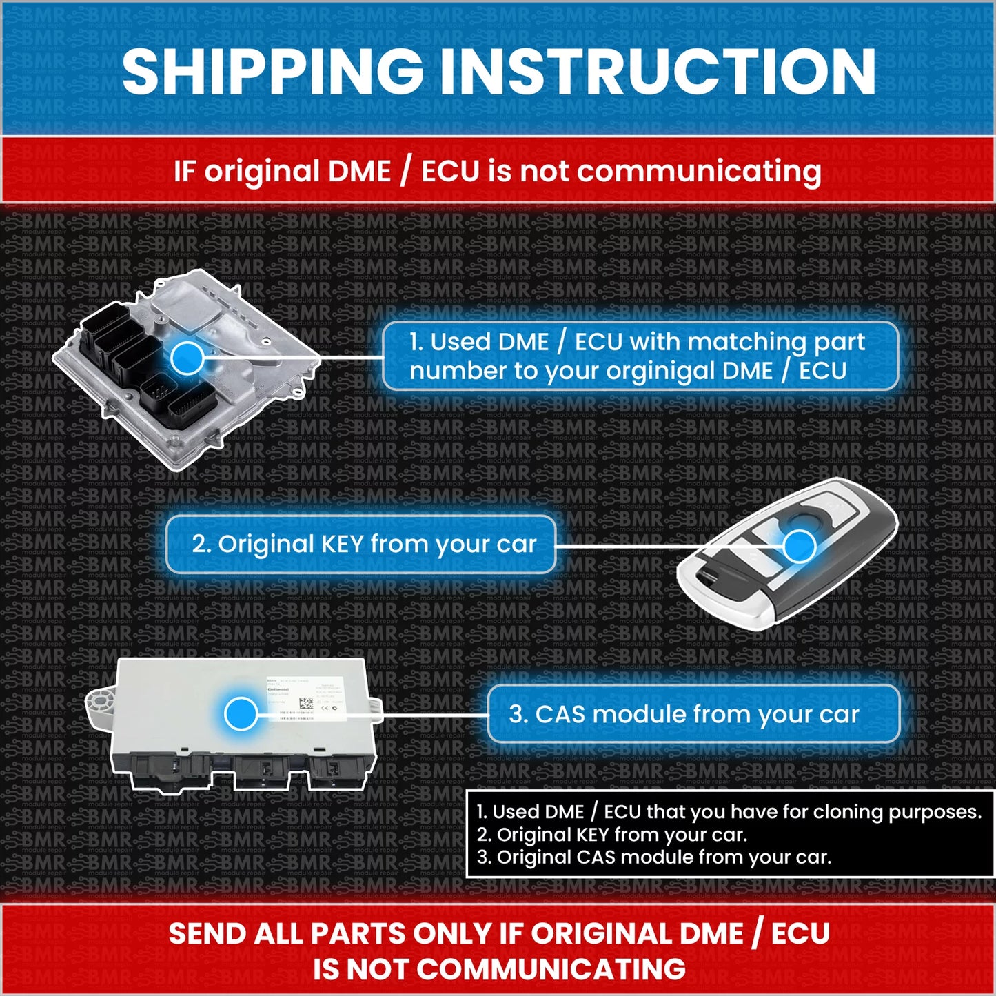 BMW N55 USED DME / ECU Cloning Service